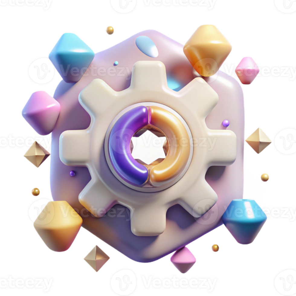 magnificent classic Transparent Settings Icon Isolated for User Interface original png