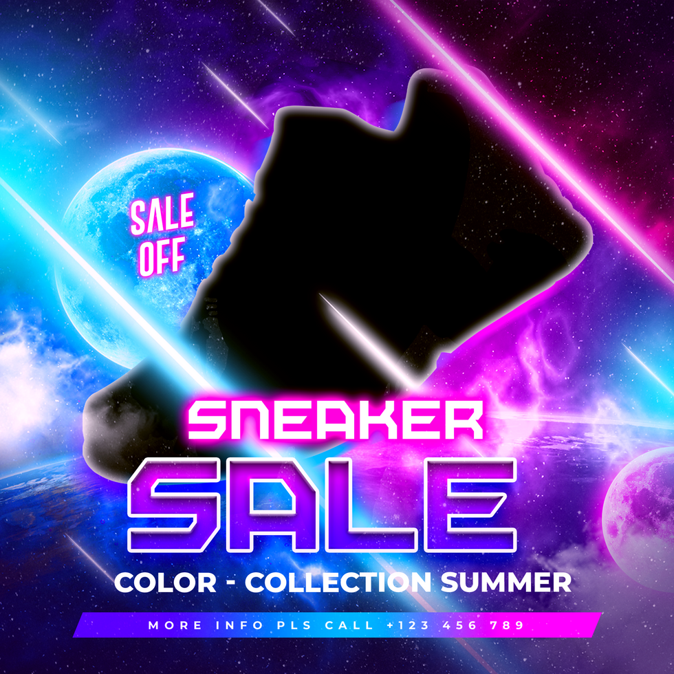 Sneaker Flash Sale psd