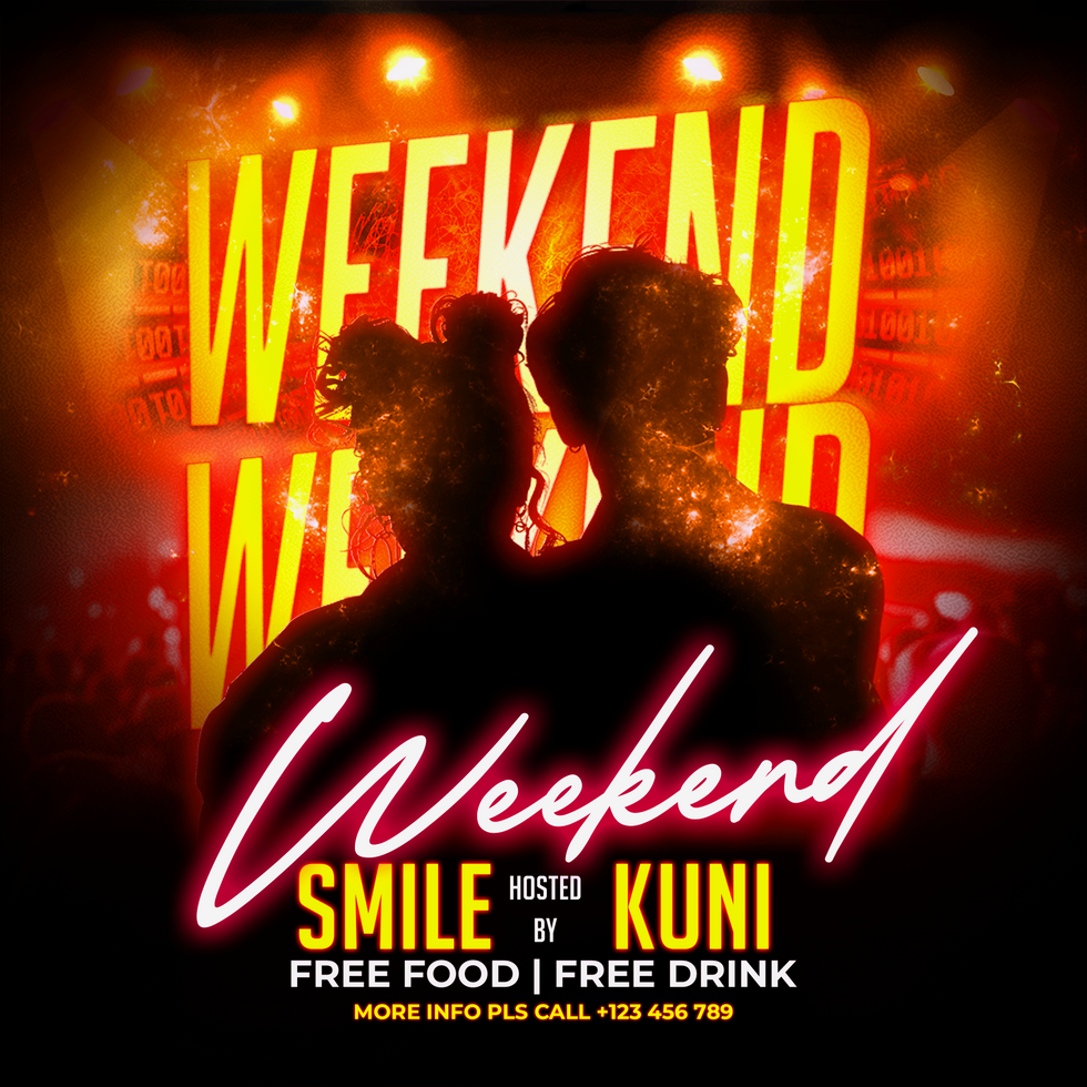 Weekend Music Event Media Banner Media psd