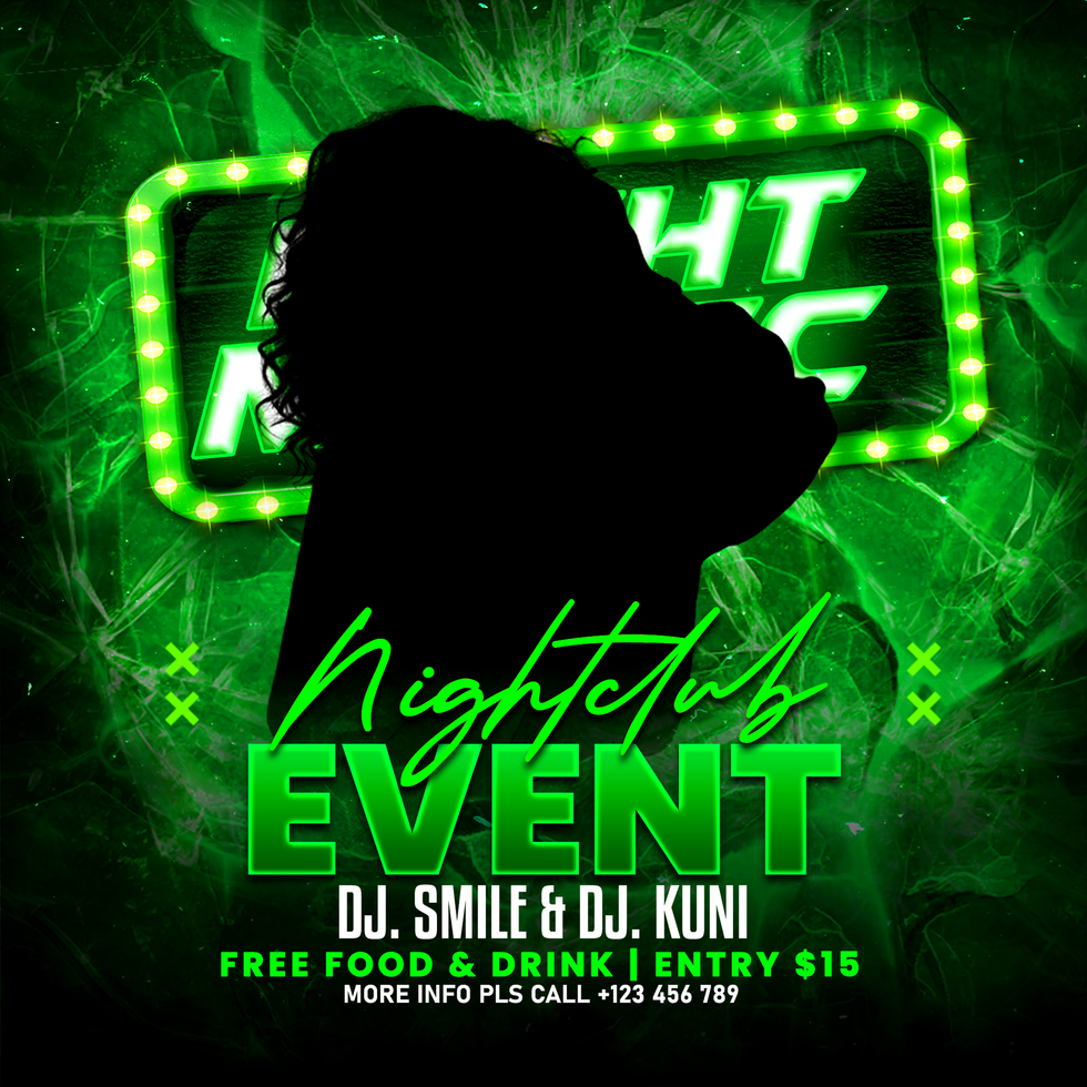 Sunday Party Flyer Template psd