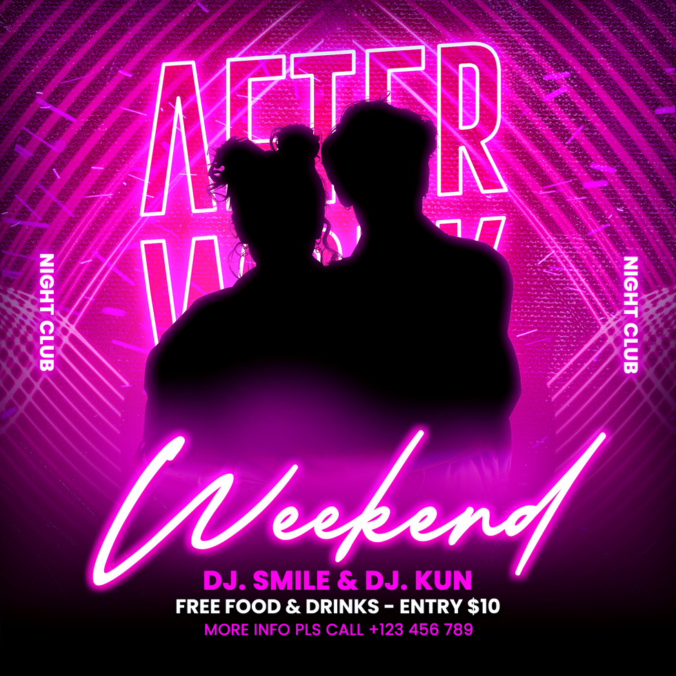 Weekend Music Event Night Club psd
