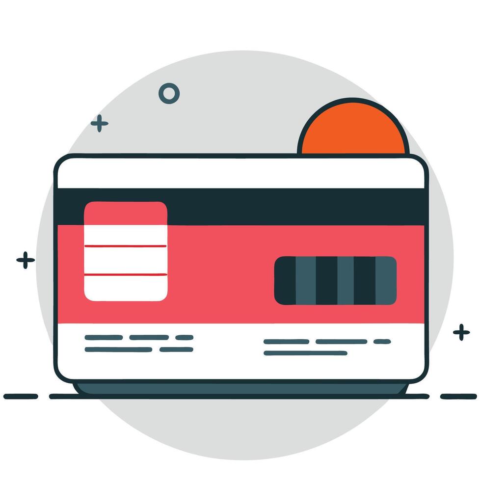 Credit Card Concept Seamless and Flexible Usage at Your Fingertips vector