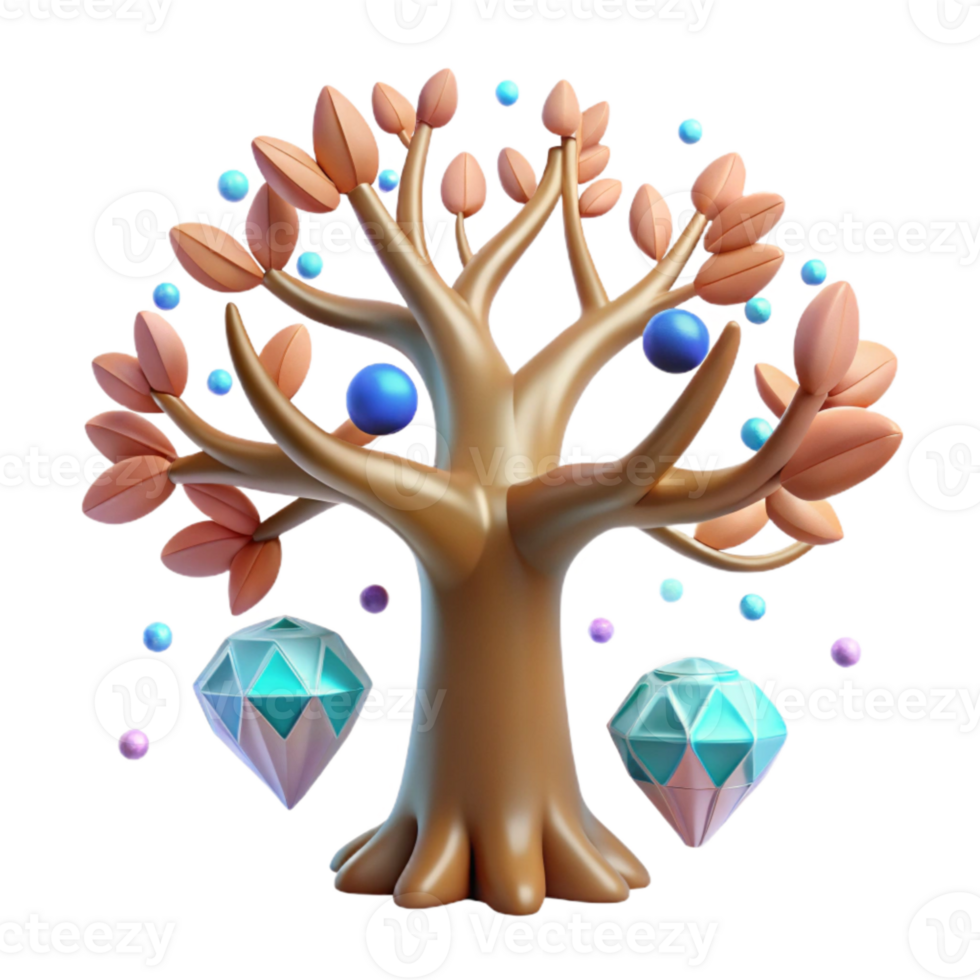 magnificent abstract Tree of Life Growth Symbol Cutout for Nature Projects original png