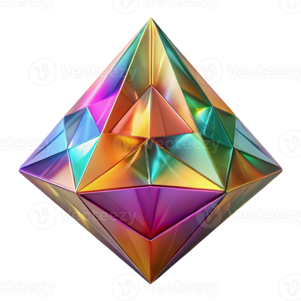 vibrant classic Triangle Mosaic Background Isolated Colorful Art for Print genuine png