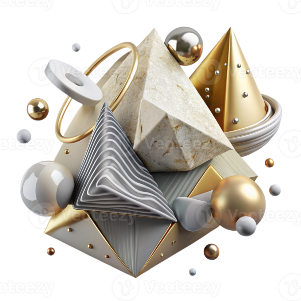 magnificent abstract Triangles Isolated Modern Abstract Design for Products exclusive png