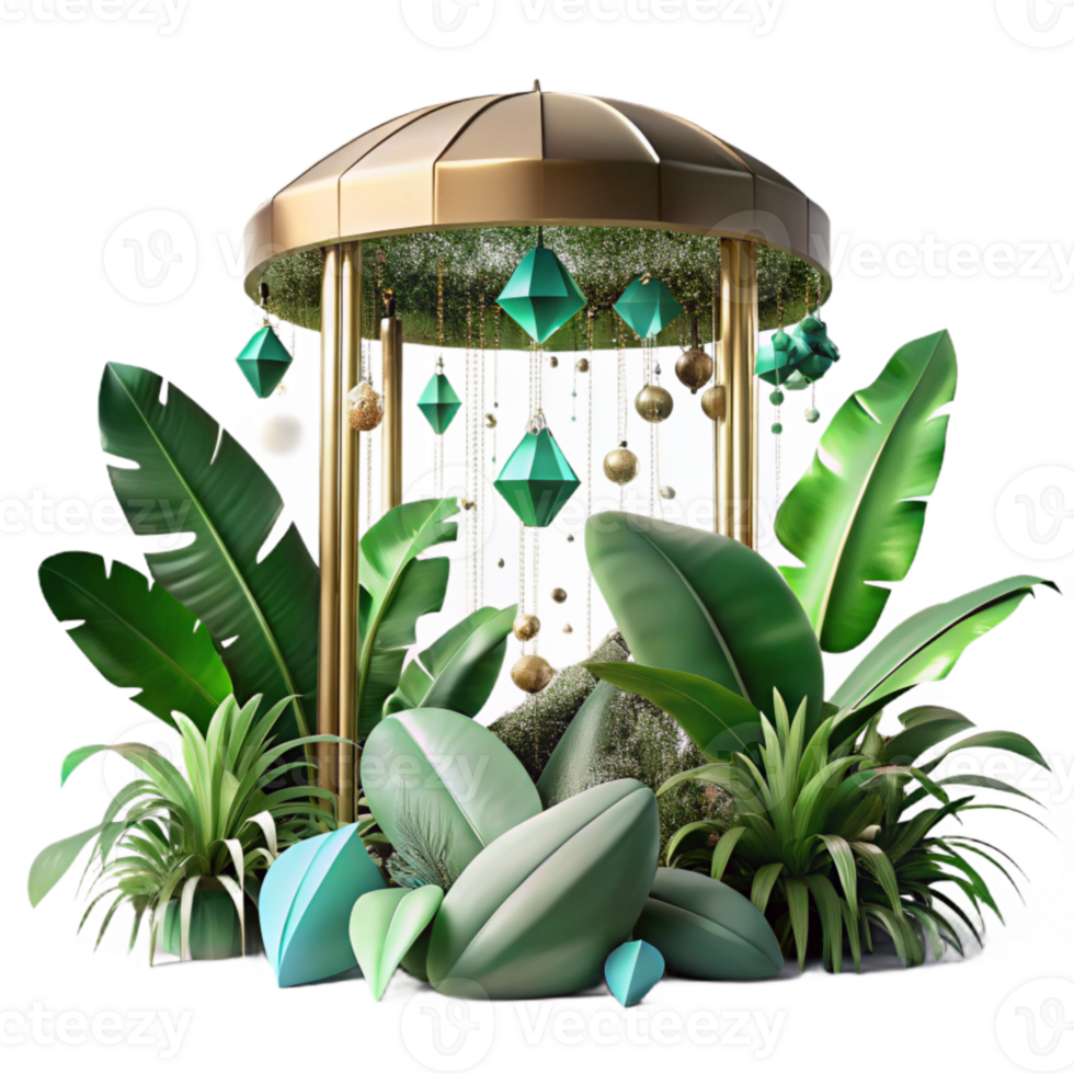 magnificent abstract Tropical Rainforest Canopy Isolated Cutout high resolution png