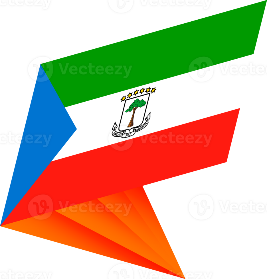 Flag of Equatorial Guinea, modern pin flag png