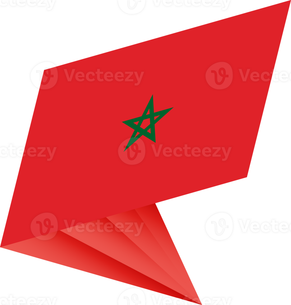 Flag of Morocco, modern pin flag png