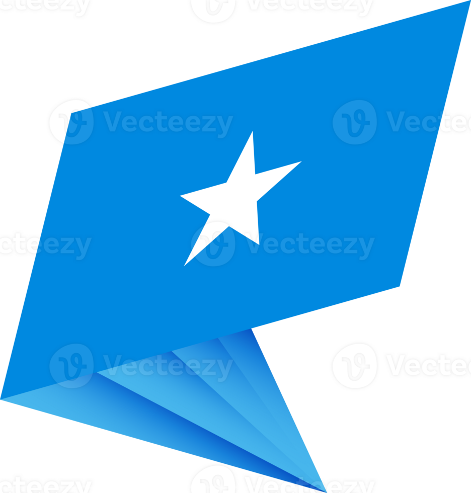 Flag of Somalia, modern pin flag png