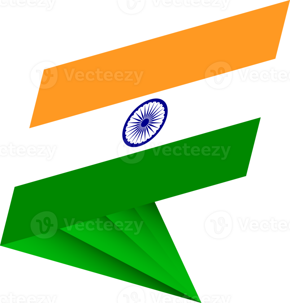 Flag of India, modern pin flag png