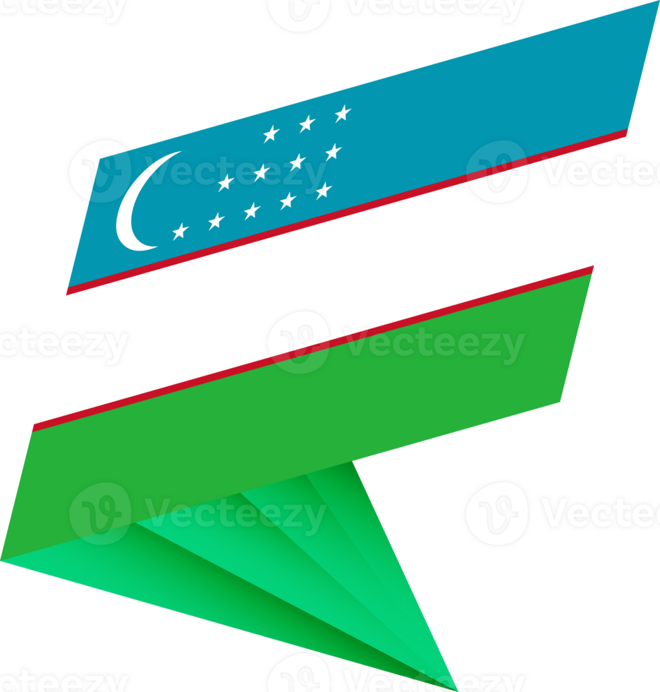 Flag of Uzbekistan, modern pin flag png
