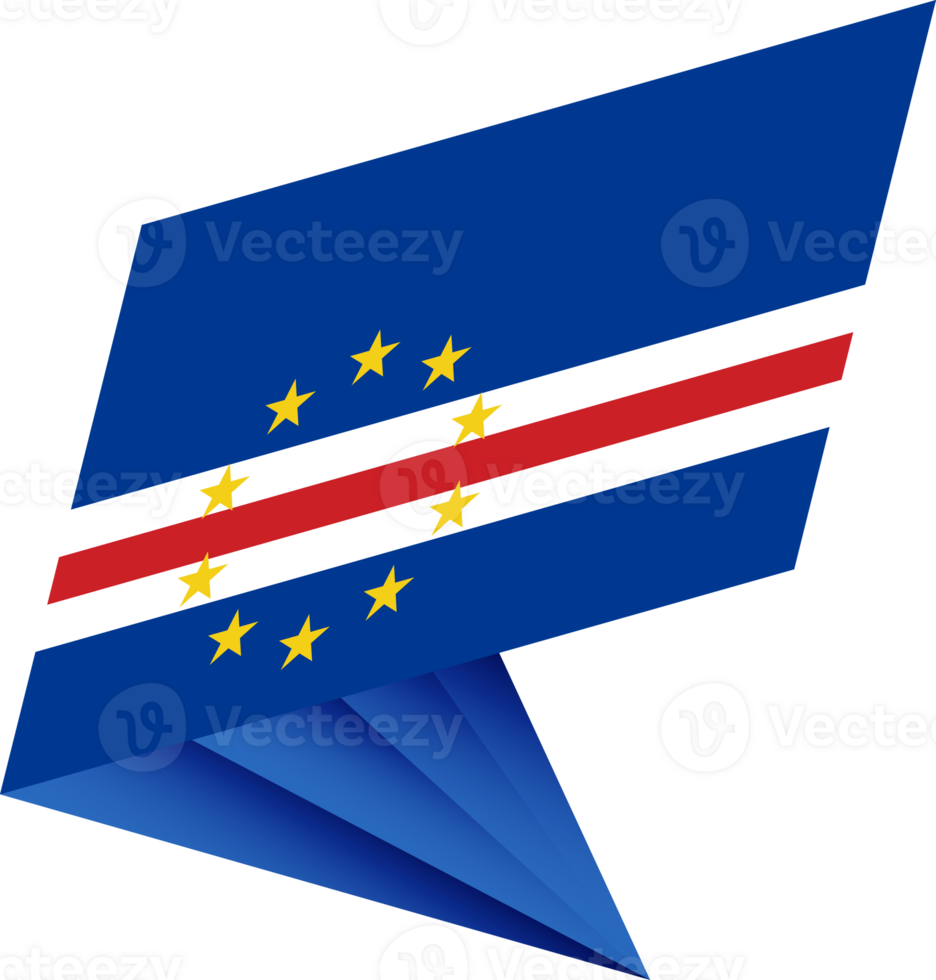 Flag of Cape Verde, modern pin flag png