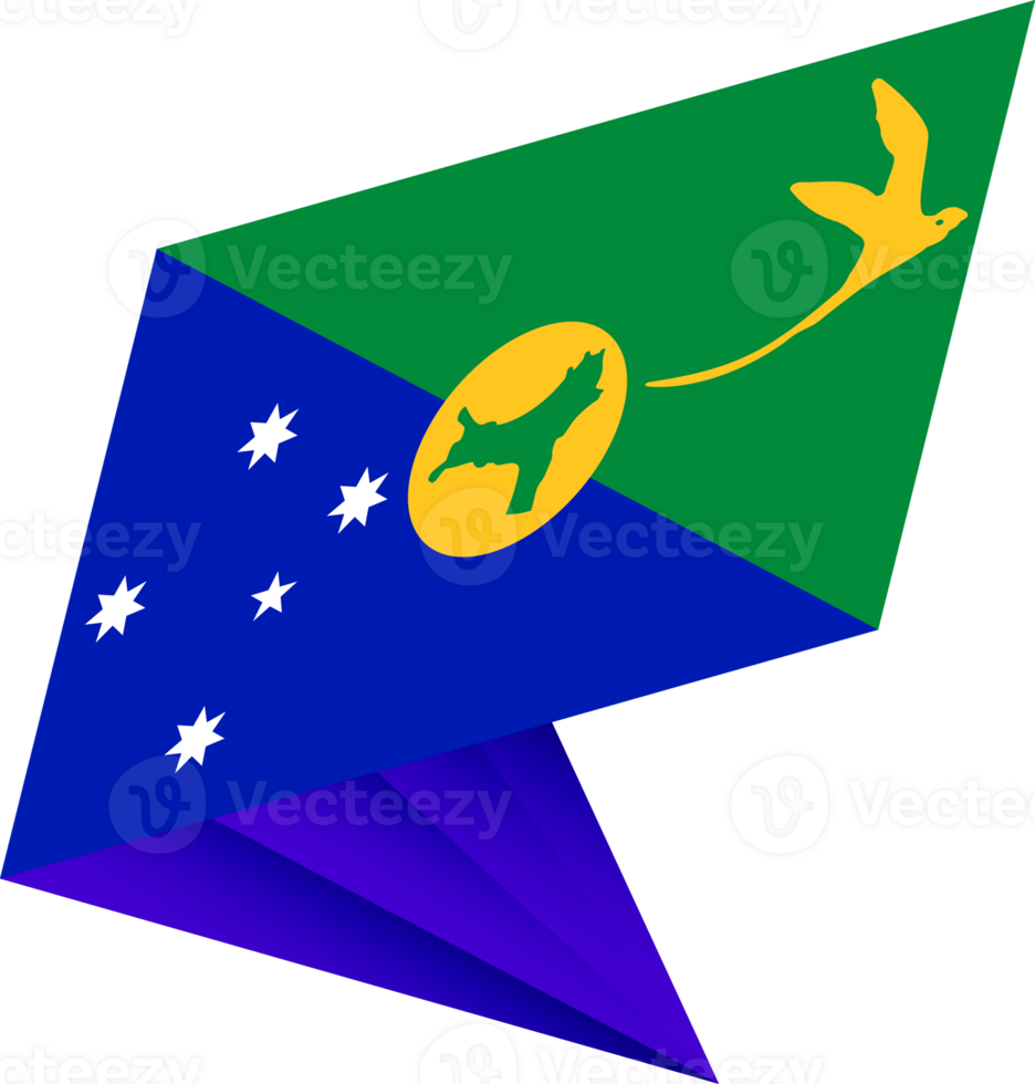Flag of Christmas Island, modern pin flag png