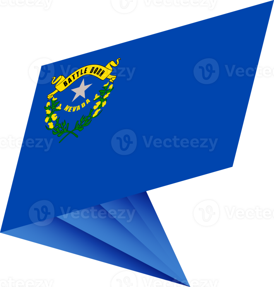 Flag of Nevada, modern pin flag png