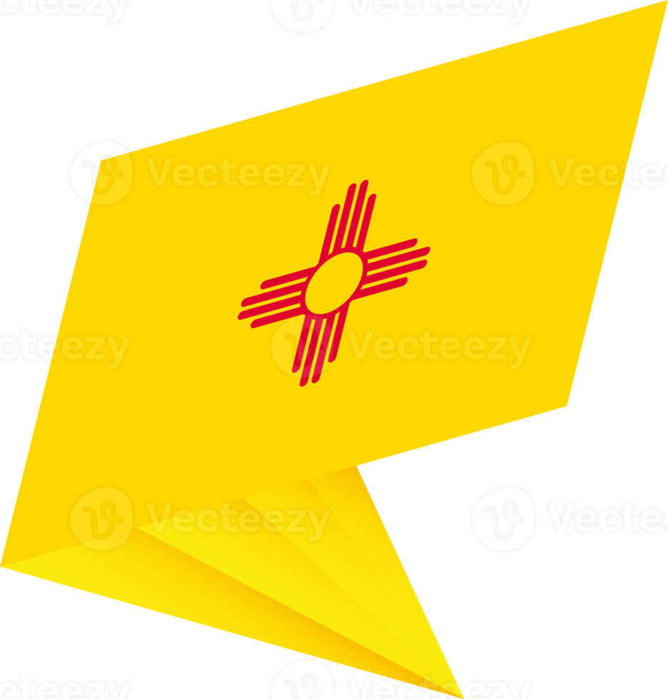 Flag of New Mexico, modern pin flag png