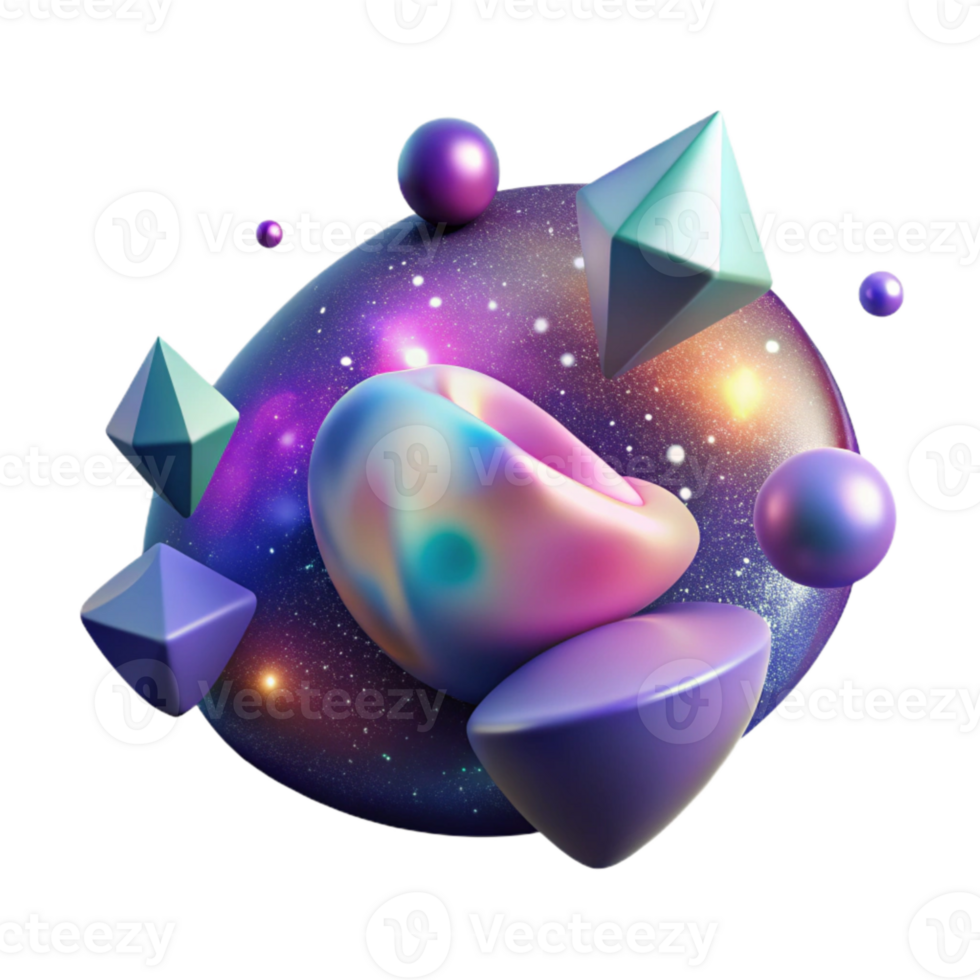 beautiful creative Abstract Galaxy Gradients Isolated for Creative Overlays exclusive png