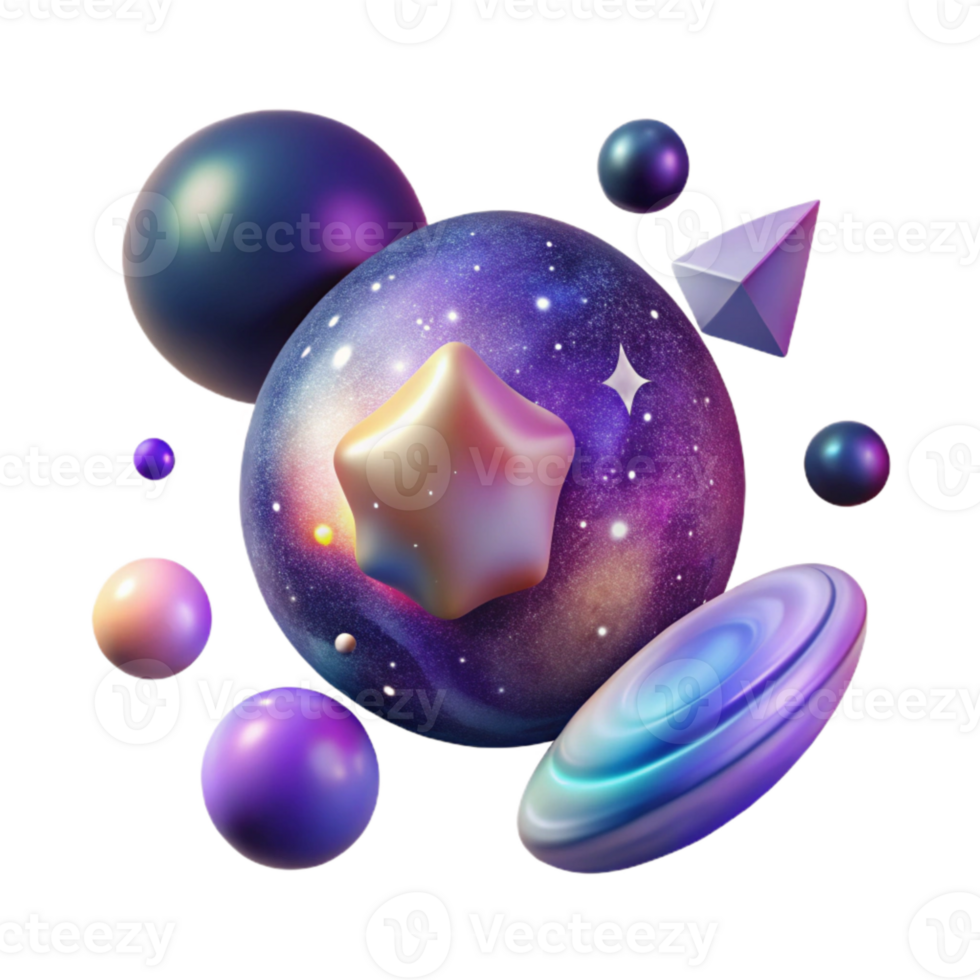 extraordinary abstract Abstract Galaxy Gradients Isolated for Creative Overlays png
