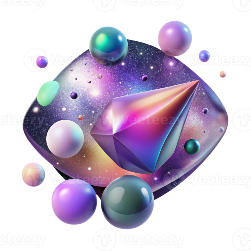 extraordinary vintage Abstract Galaxy Gradients Isolated for Creative Overlays authentic png