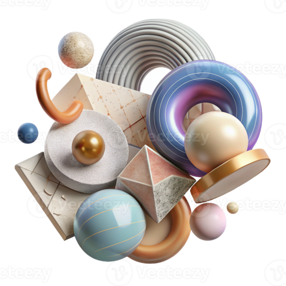 elegant traditional Abstract Infographic Shapes Transparent for Web Decorations high quality png