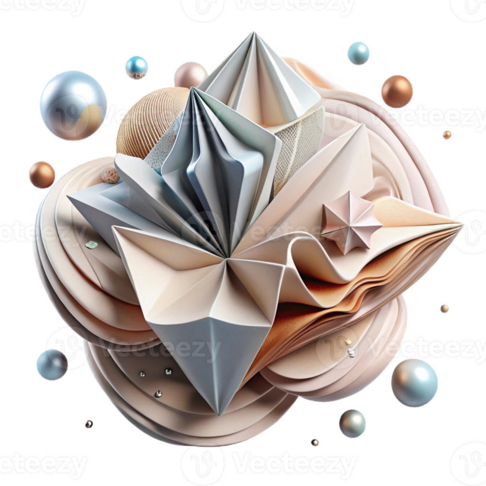 impressive abstract Abstract Paper Texture Folded Creases Transparent for Origami Art detailed png