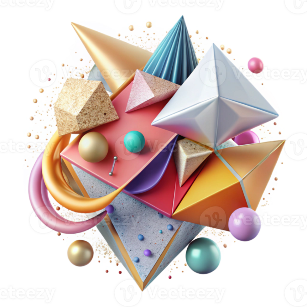 wonderful artistic Abstract Triangles Cutout Colorful Background for Presentations high resolution png