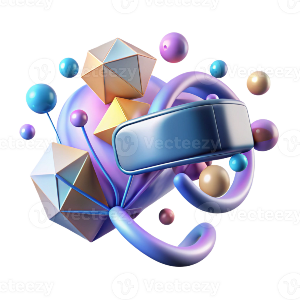 dramatic traditional Abstract Vr Data Stream Transparent for Tech Presentations authentic png