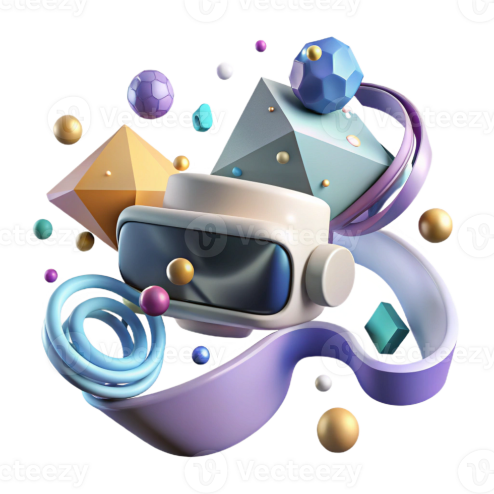 impressive artistic Abstract Vr Data Stream Transparent for Tech Presentations high quality png