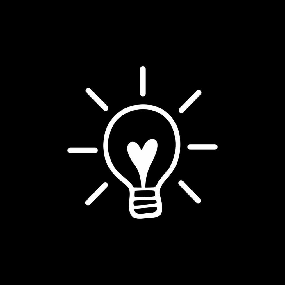Creative Light Bulb Icon - Innovation, Idea, and Inspiration vector