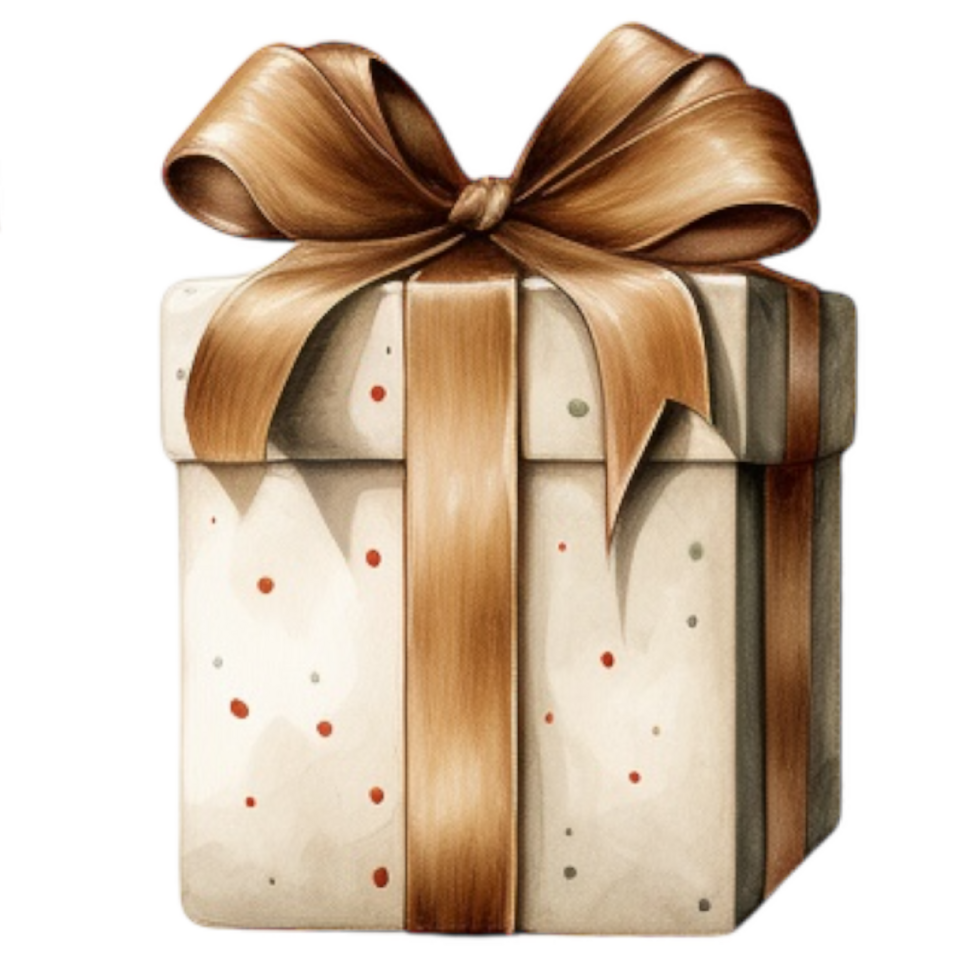 Gift box isolated objects png