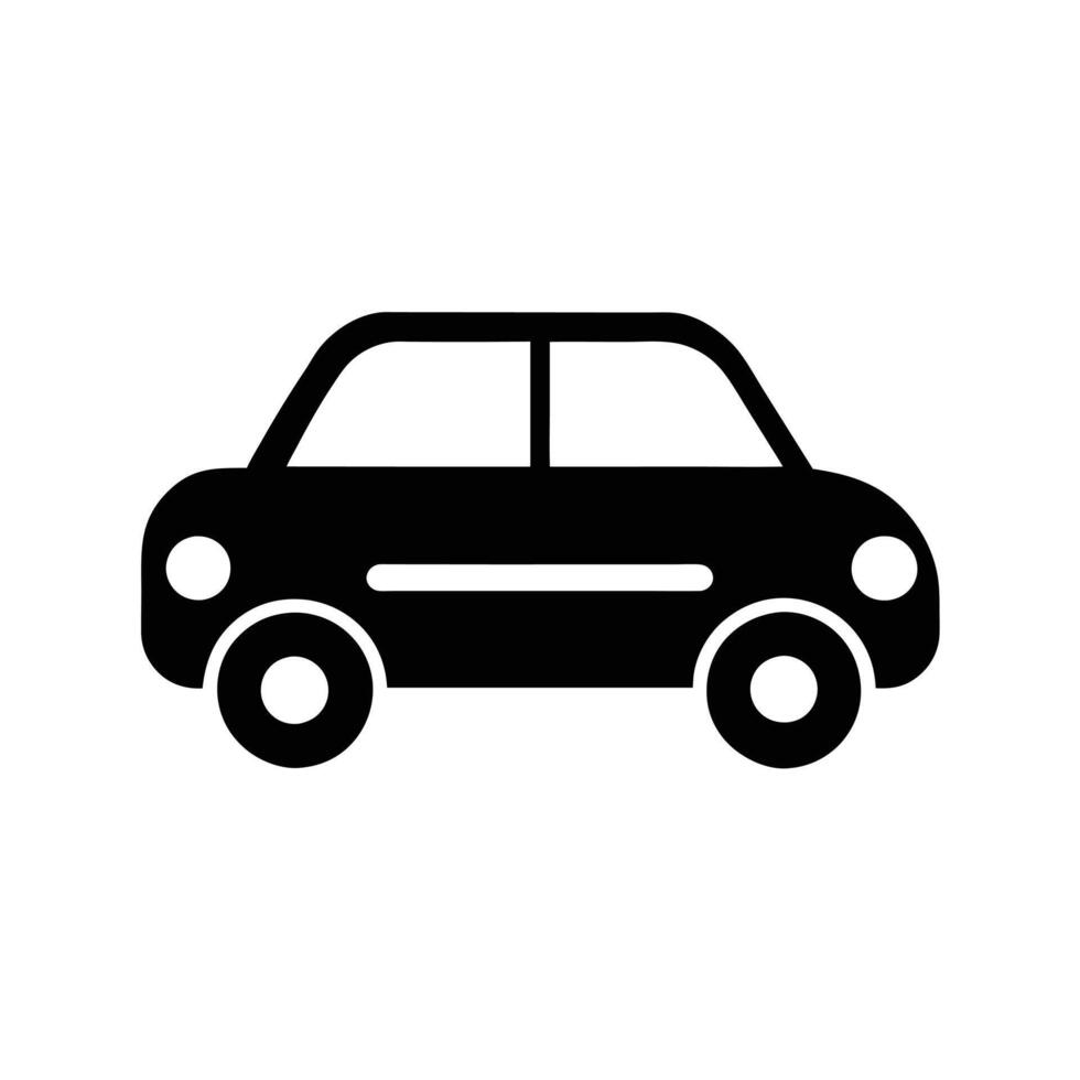 Car icon isolated on white background vector