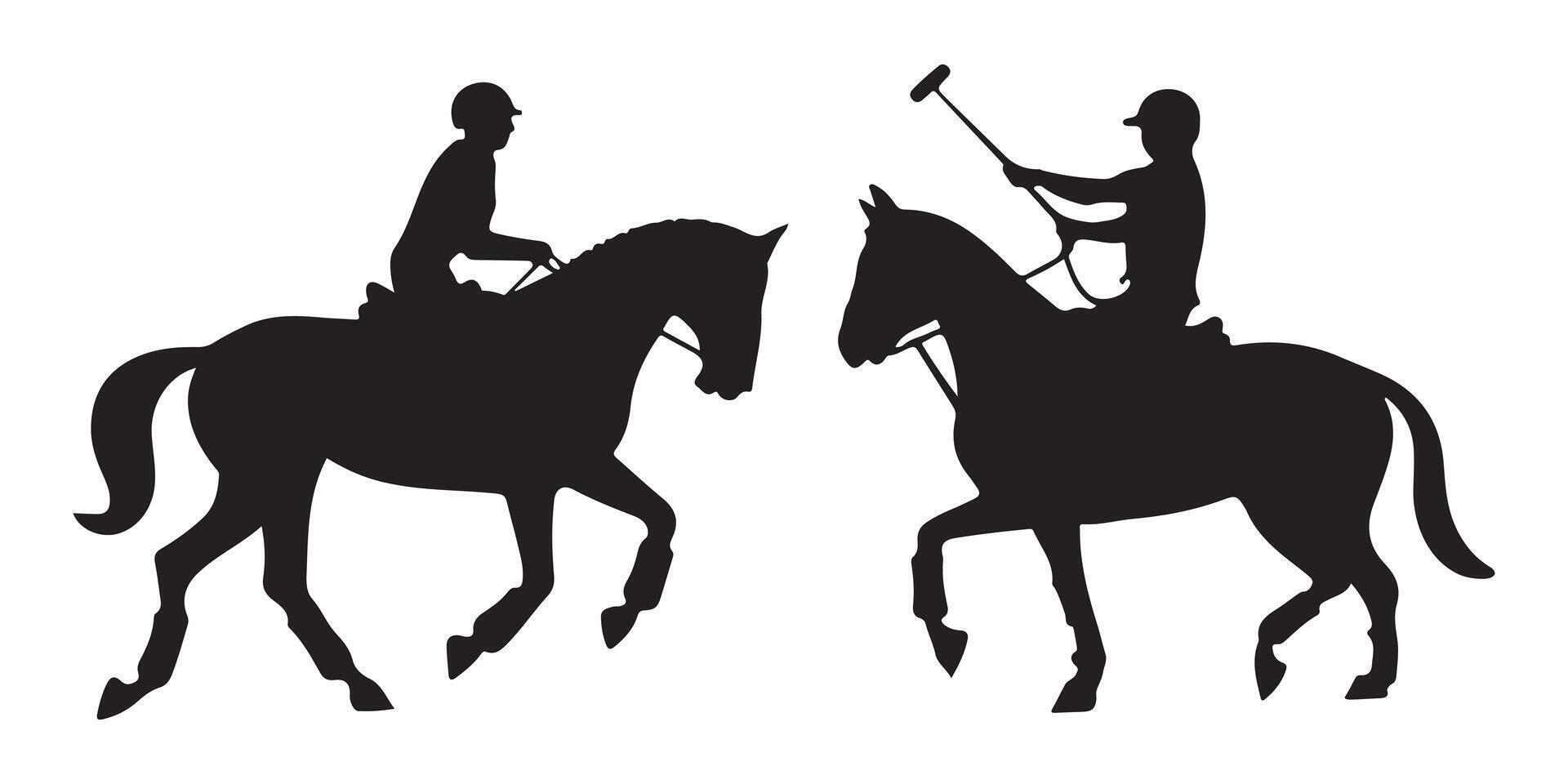 A lively silhouette of a horse in mid-gallop, capturing its spirited and playful nature in motion. vector