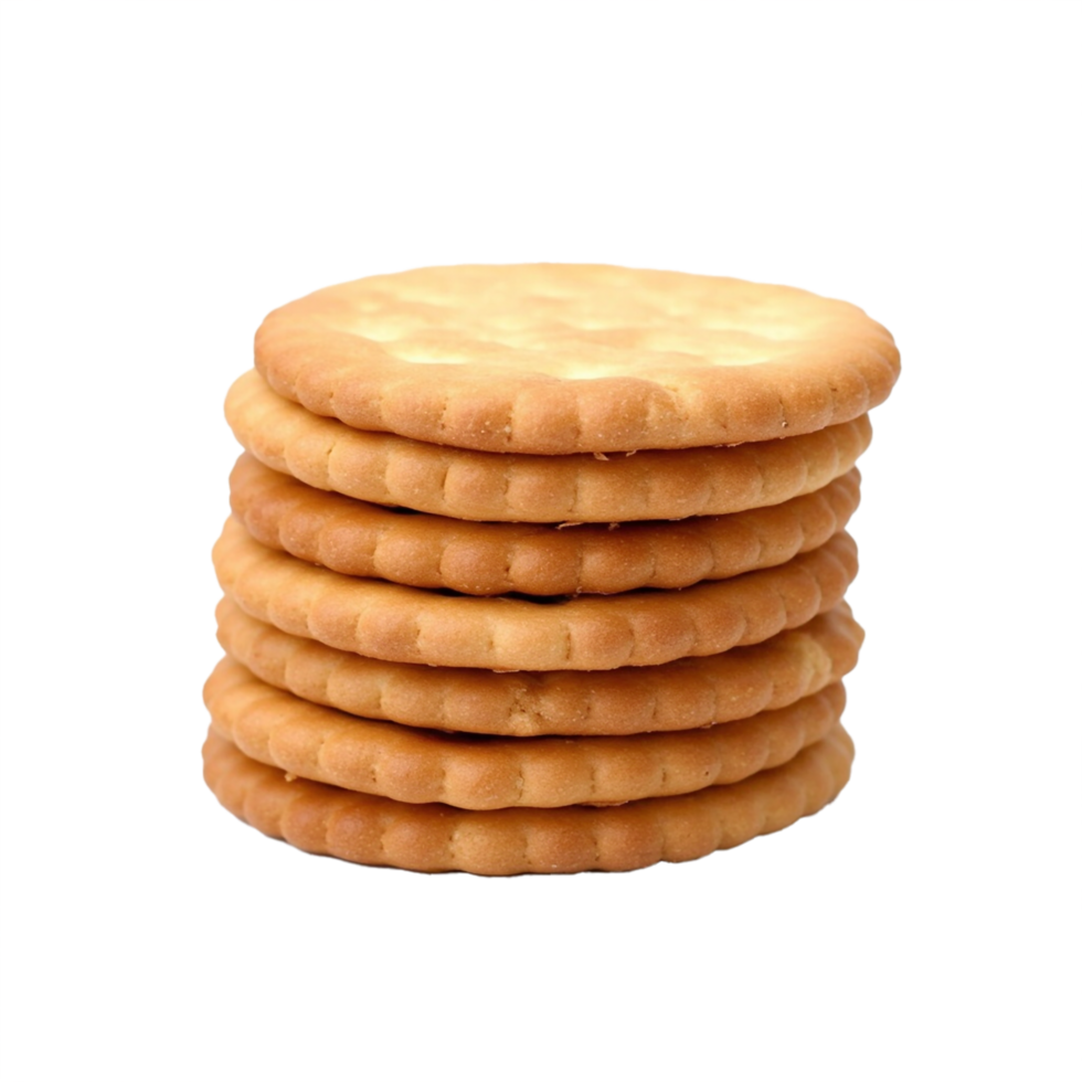 Round crispy saltine cracker png