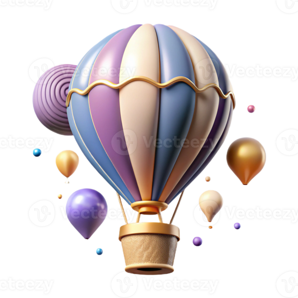 impressive contemporary Air Balloon Flight Symbol Cutout for Travel Designs high quality png