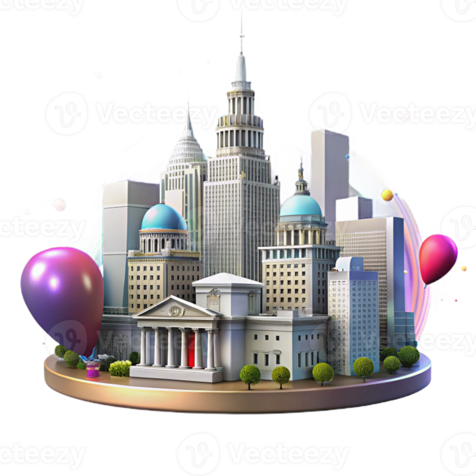 wonderful traditional Albany Skyline New York State Capitol Isolated for Architectural png