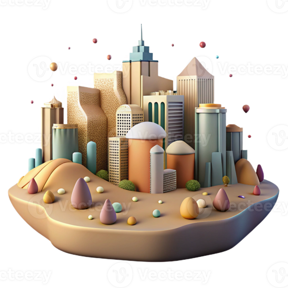 magnificent traditional Albuquerque Skyline New Mexico Desert Isolated for Southwestern Culture detailed png