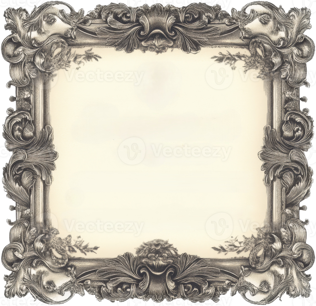 rectangular picture frame png