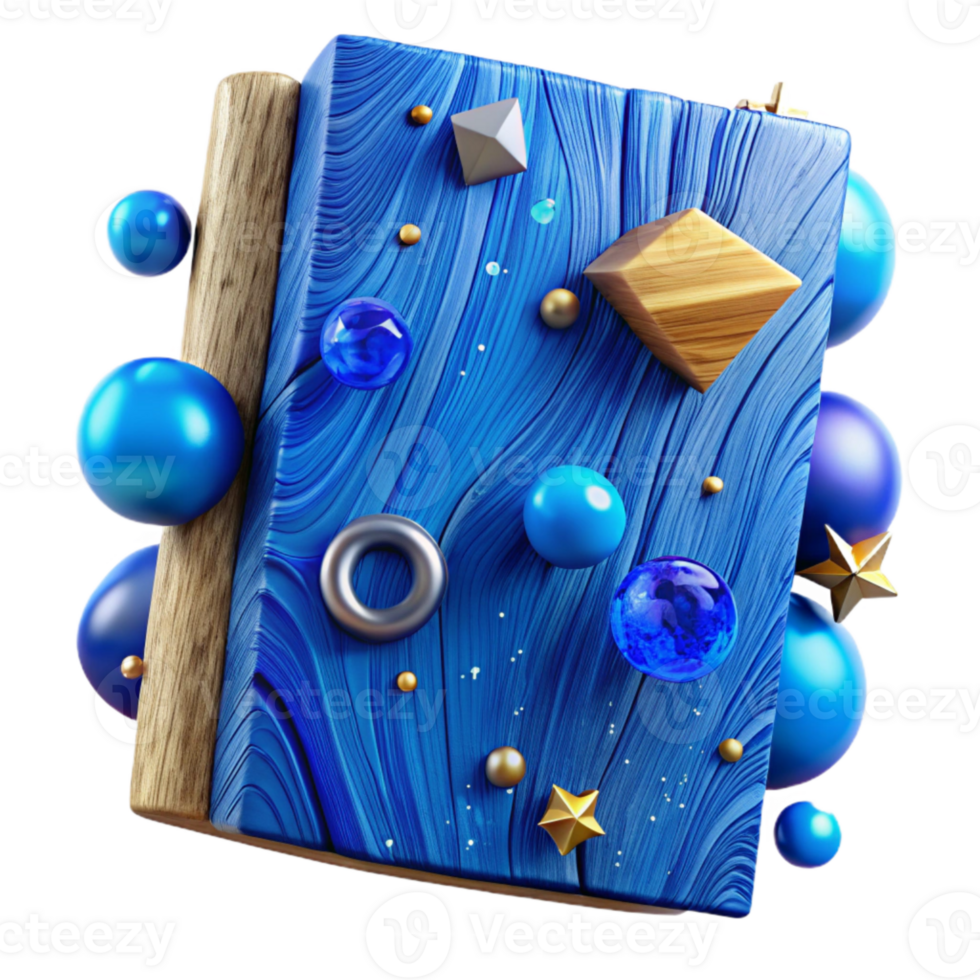 beautiful rustic Blue Wood Texture Painted Surface Transparent premium png