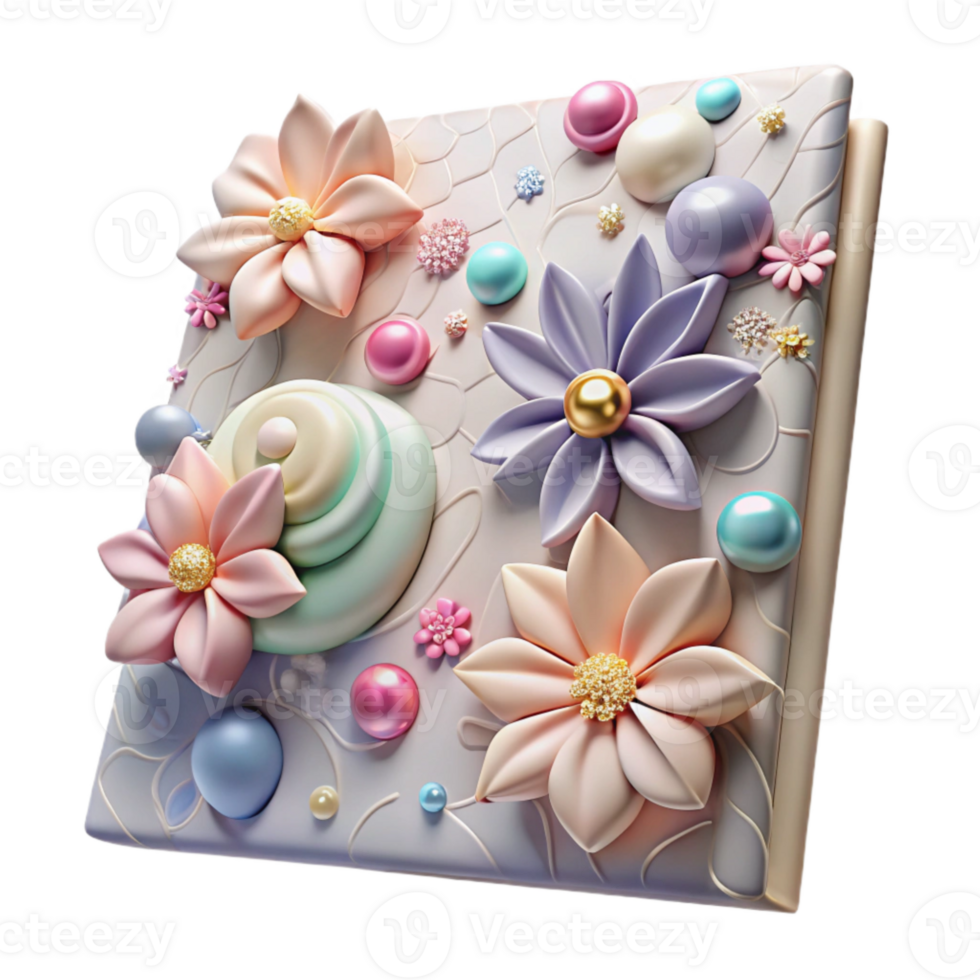 wonderful creative Canvas Texture with Flowers Floral Pattern Isolated for Spring Designs png