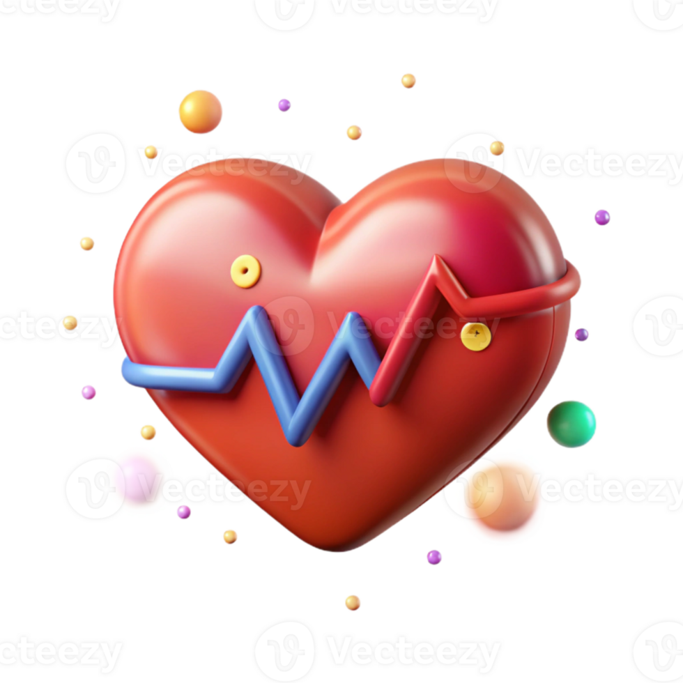 serene abstract Cardiologist Heart Health Icon Isolated for Healthcare Design png