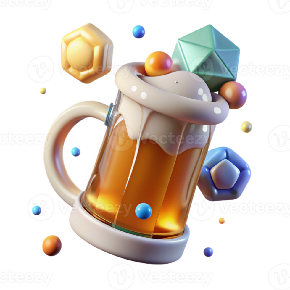 extraordinary artistic Chilled Beer Mug Transparent Background for Brewery Graphics high quality png