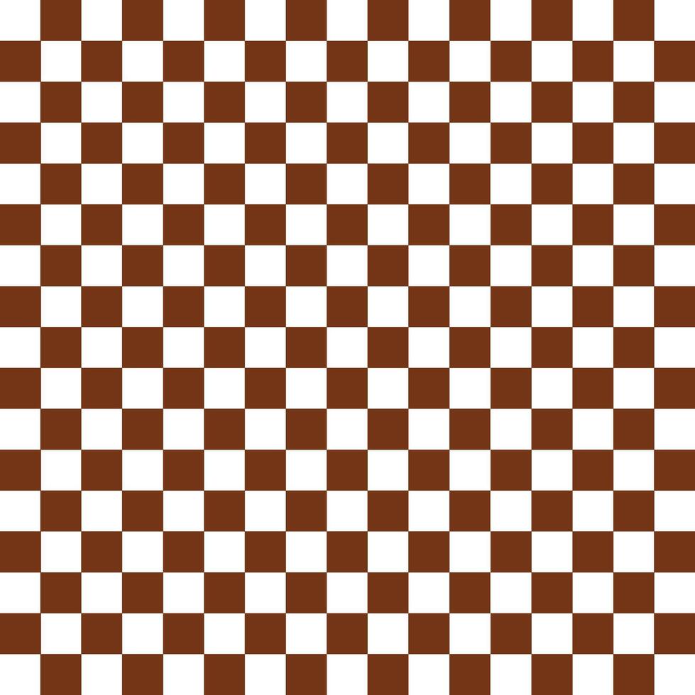 Brown White Checker Board Background Illustration vector