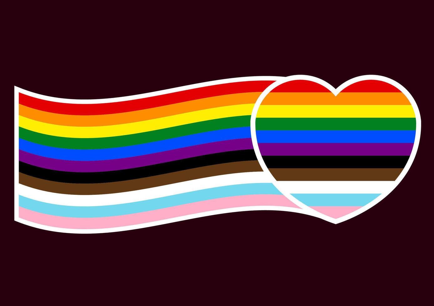 Pride month flag colorful background. Commemoration and celebration of lesbian gay bisexual transgender concept. Design for LGBT, pride Month, happy pride day, gender, colorful, banner. vector