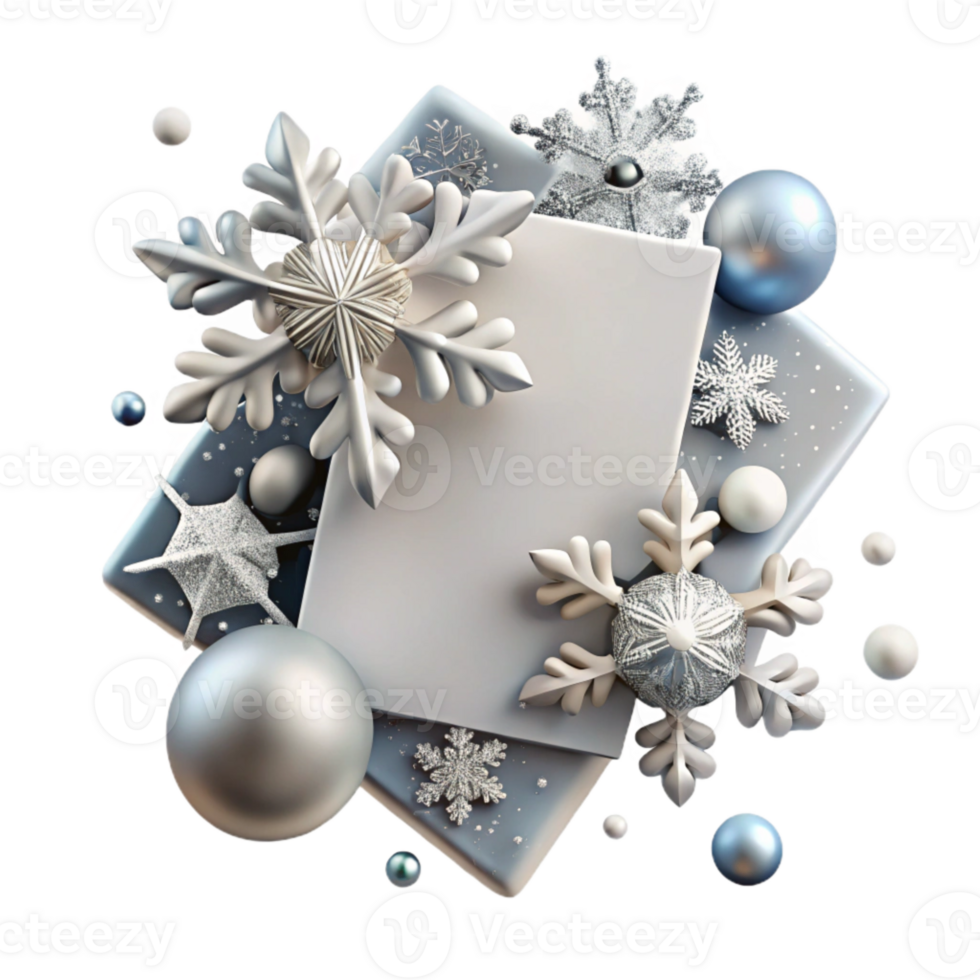 vibrant traditional Christmas Card Blank Design Festive Decor Transparent authentic png
