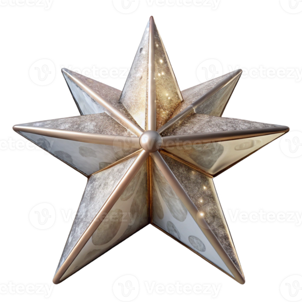 extraordinary rustic Christmas Tree Star Topper Transparent for Festive Designs genuine png