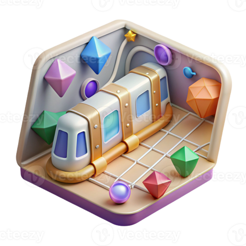 magnificent classic Subway Map Illustration Isolated for Infographics exclusive png