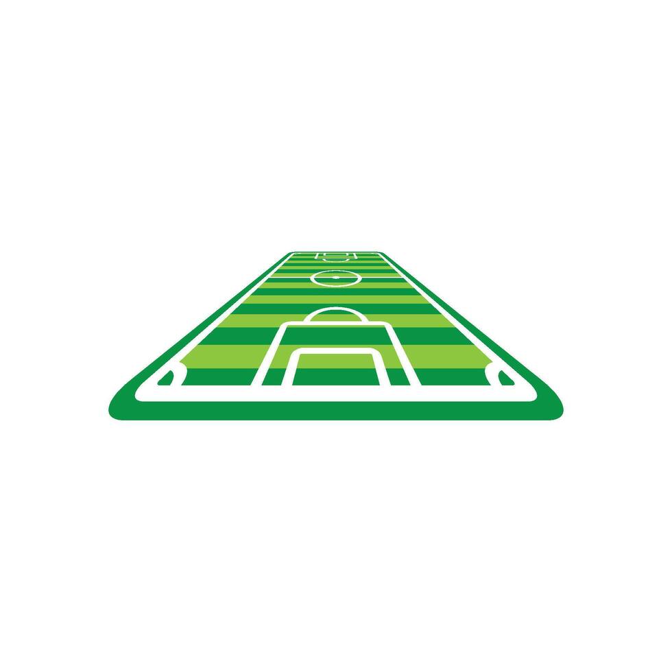 Soccer field illustration vector