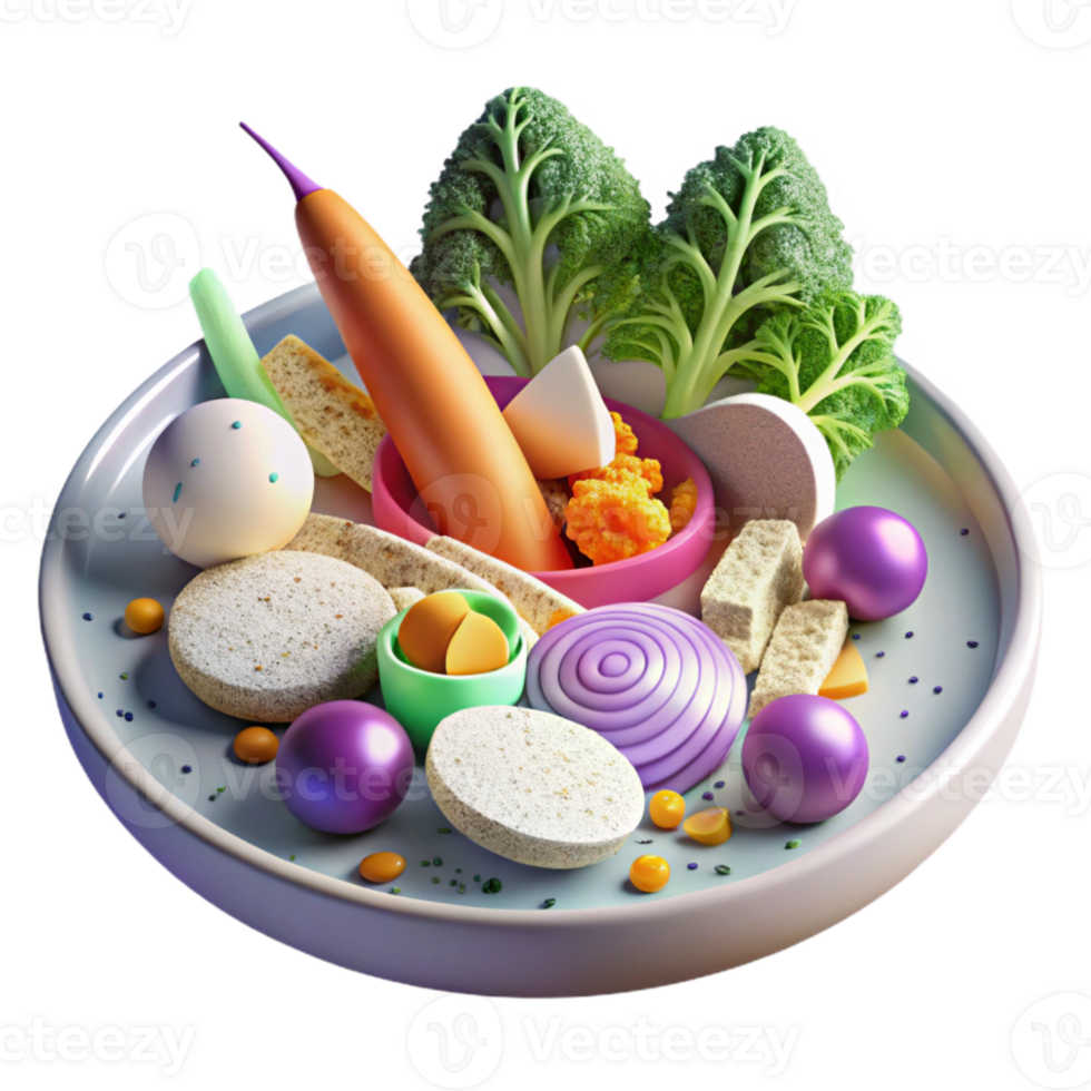 elegant modern Vegetable Platter Raw Vegetables Transparent Vegan Menu high resolution png