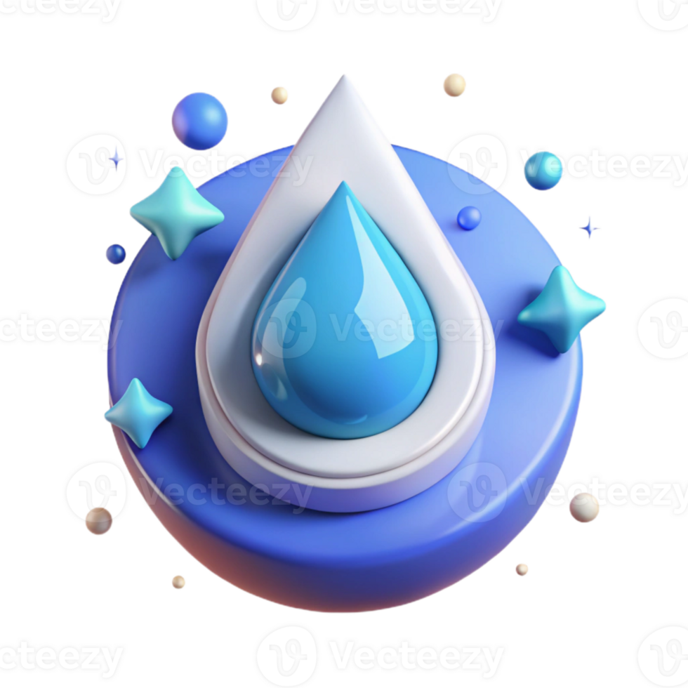 magnificent minimalist Water Conservation Icon Drop Symbol Isolated for Infographics png