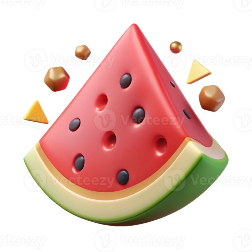 impressive traditional Watermelon Slice Summer Fruit Isolated for Picnic Graphics png