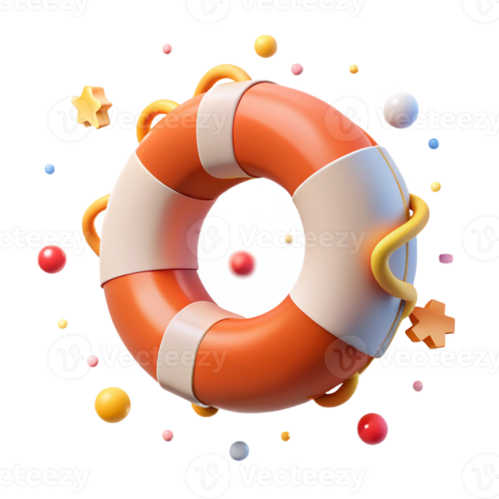 elegant minimalist Water Rescue Lifeguard Symbol Isolated for Emergency Services exclusive png